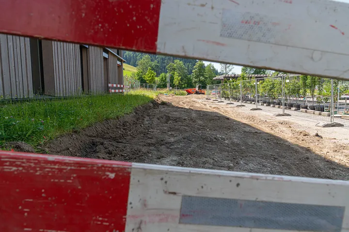 Pumptrack Bärau - Baustellenbild - 18. Juni 2025