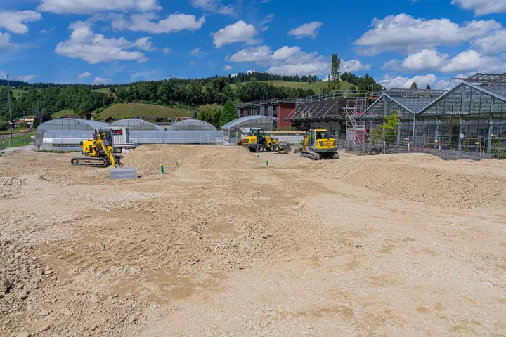 Pumptrack Bärau - Baustellenbild - 17. Juli 2025